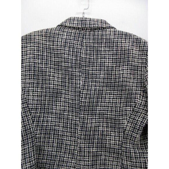 Michael Kors Blazer 10 Silk Tweed Jacket Business Preppy Y2K NEW - Picture 8 of 11